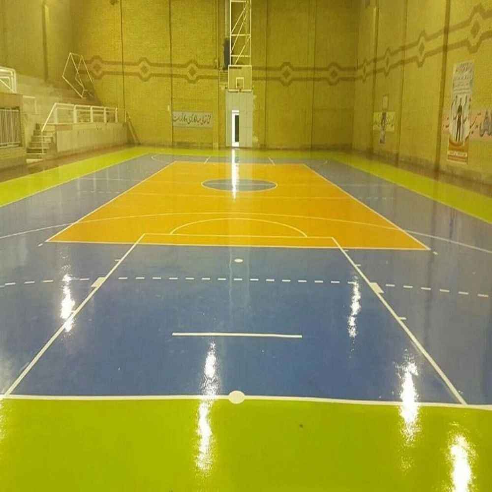 دیوارپوش سالن ورزشی شرکت نفت اهواز